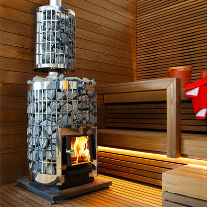 Harvia Cilindro 20 - Cilindro Series 17kW Wood-Burning Sauna Stove — view 2