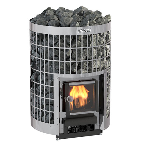 Harvia Cilindro 20 - Cilindro Series 17kW Wood-Burning Sauna Stove