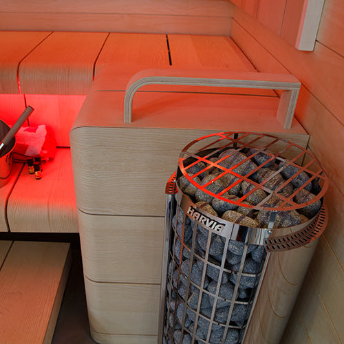 Harvia Cilindro PC90E - Cilindro Half Series 9kW Sauna Heater — view 4