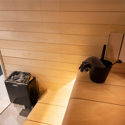 Harvia KIP Series 6kW Sauna Heater, Built-In Controls, Black — view 3
