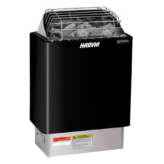 Harvia KIP Series 6kW Sauna Heater, Black