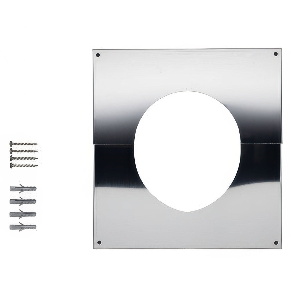 Harvia Lead-Through Flange, Stainless Steel