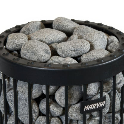 Harvia R-991 Sauna Heater Stones, Rounded Olivine, 5-10cm, 33lbs — view 3