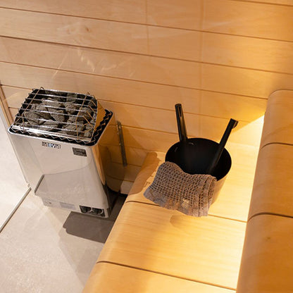 Harvia Click Sauna Bucket & Ladle - Sauna Bucket and Ladle Set, 7L & 200mL, Black — view 3