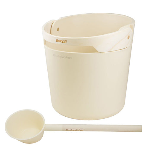 Harvia Helmi Bucket & Ladle - Sauna Bucket and Ladle Set