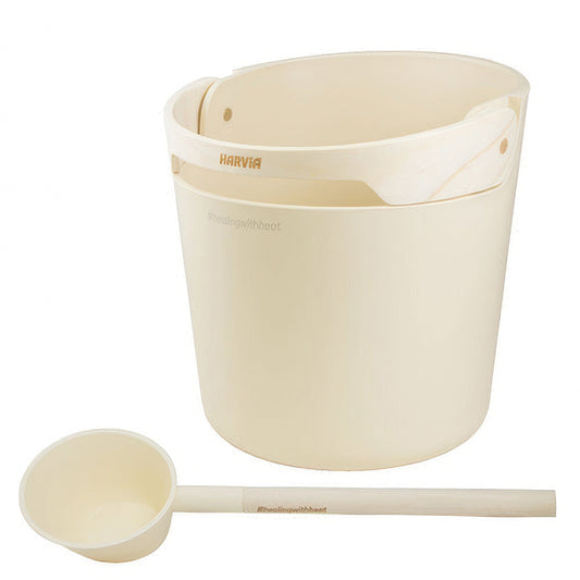 Harvia Helmi Bucket & Ladle - Sauna Bucket and Ladle Set