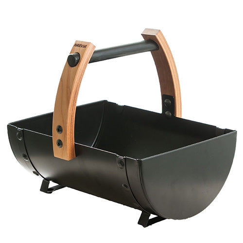 Harvia Legend Sauna Bucket - Sauna Bucket, Black Steel w/ Thermo-Aspen