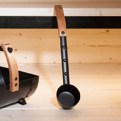 Harvia Legend Sauna Ladle - Sauna Ladle, Black Steel w/Thermo-Aspen — view 3