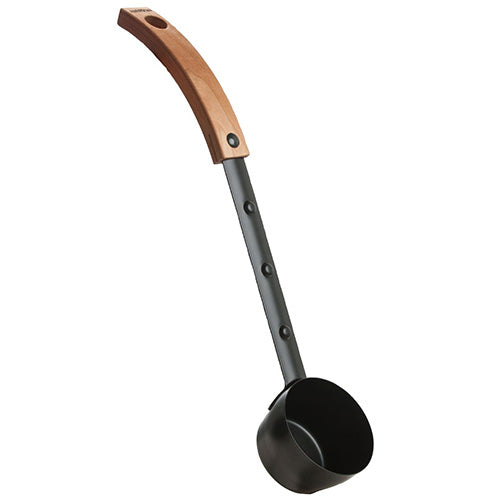 Harvia Legend Sauna Ladle - Sauna Ladle, Black Steel w/Thermo-Aspen