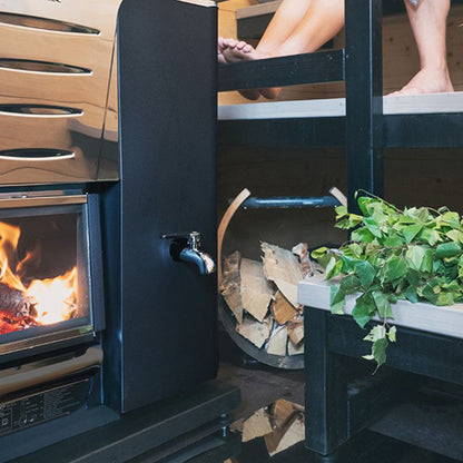 Harvia Legend Firewood Carrier - Wood-Burning Sauna Stove Firewood Carrier, Black — view 4