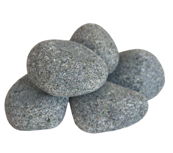 Harvia R-991 Sauna Heater Stones, Rounded Olivine, 5-10cm, 33lbs — view 2
