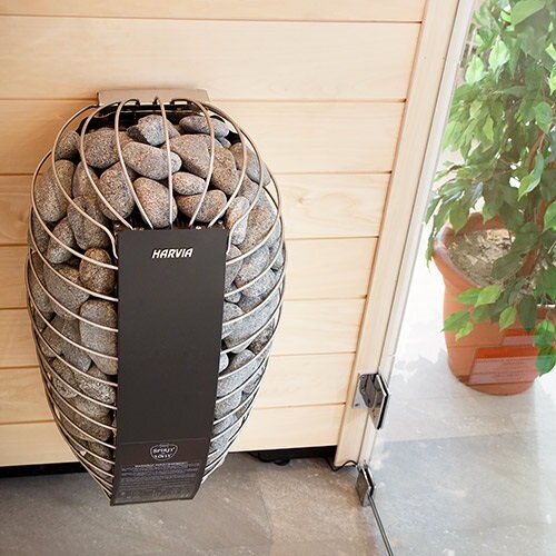 Harvia Spirit SP90E - Spirit Series 9kW Sauna Heater, Black — view 4