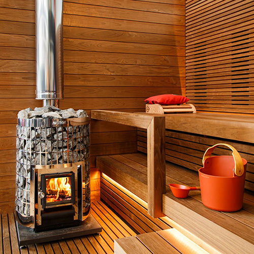 Harvia Sauna Wood Stove Chimney Kit, 1500mm, Stainless Steel — view 3