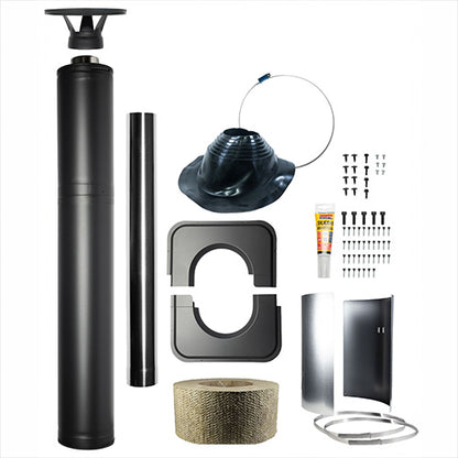 Harvia Pro 20 BK WH Pkg - Wood-Burning Sauna Stove Package, 24kW — view 5