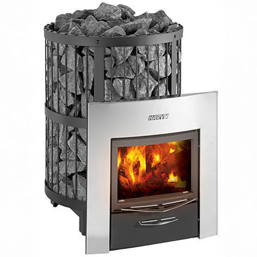 Harvia Legend 240 Duo - Legend Series Sauna Wood-Burning Stove/Fireplace Combo