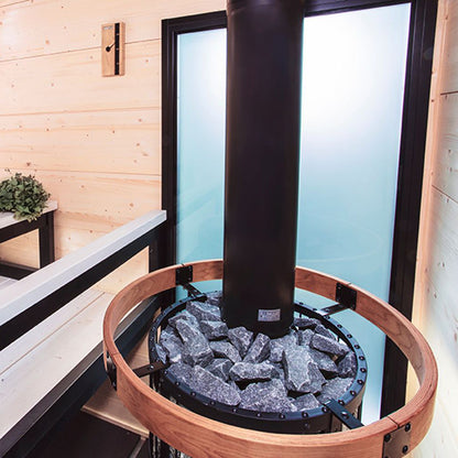 Harvia Legend 240 Duo - Legend Series Sauna Wood-Burning Stove/Fireplace Combo — view 5