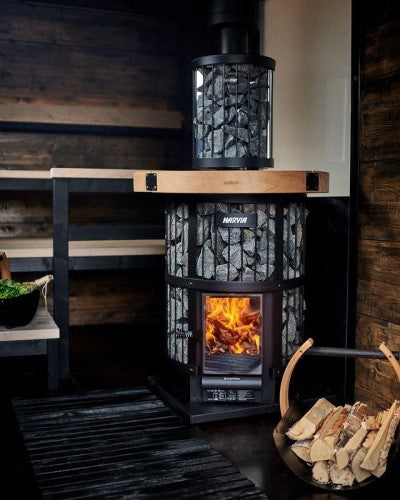 Harvia Legend 240 GreenFlame - Legend Series 15.9kW Wood Sauna Stove — view 3
