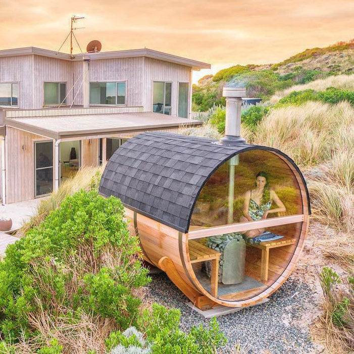 HUUM Barrel Sauna Chimney - Sauna Wood Stove Chimney Set, Barrel Sauna — view 3