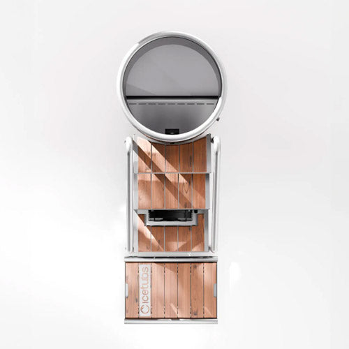Icetubs Drip Tray - Thermowood & Stainless Drip Tray — view 2