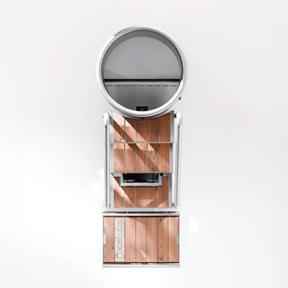 Icetubs Drip Tray - Thermowood & Stainless Drip Tray — view 2