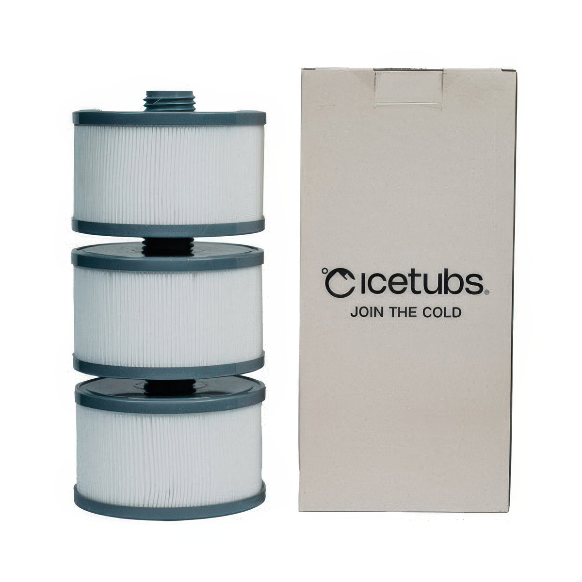 Icetubs Water Filter - Water Purification Filter, 6" x 5", 6 Pack