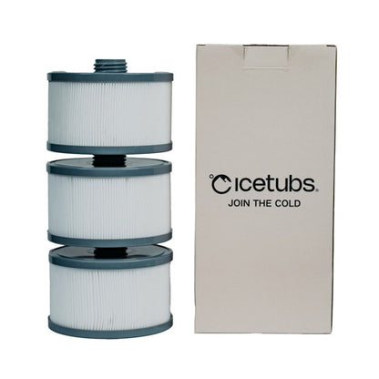 Icetubs Water Filter - Water Purification Filter, 6" x 5", 6 Pack