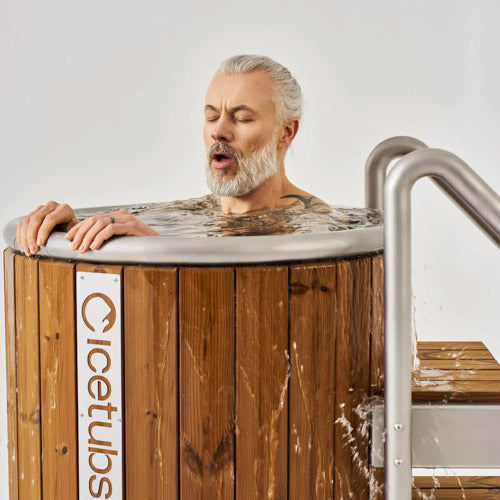 Icetubs IceBarrel - Immersion Tub, Thermowood & Stainless Cold Plunge, 53"L x 31"W x 47"H — view 5