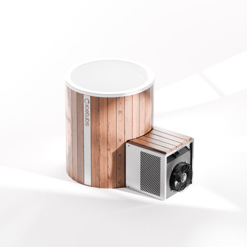 Icetubs IceBarrel XL - Immersion Tub, Thermowood & Fiberglass Cold Plunge, 63"L x 41"W x 47"H — view 2