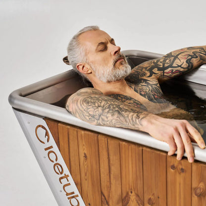 Icetubs IceBath - Coldtherapy Bath, Thermowood & Stainless Cold Therapy Immersion — view 2