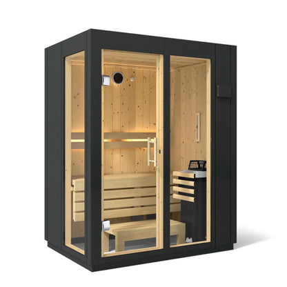 Kohler Indoor Sauna Kit, Graphite Grey, Up to 5 Persons