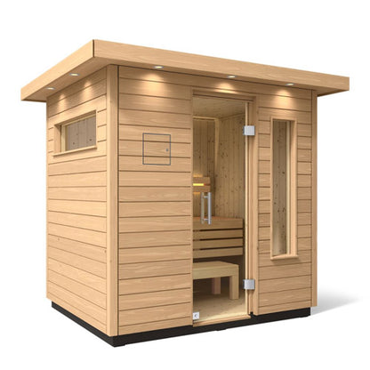 Kohler Outdoor Sauna Kit, Douglas Fir, Up to 6 Persons