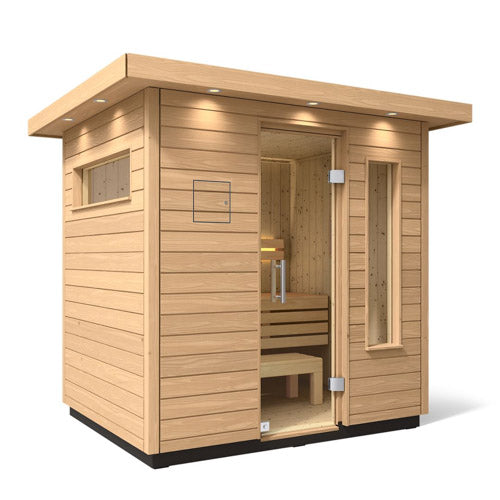 Kohler Outdoor Sauna Kit, Douglas Fir, Up to 6 Persons