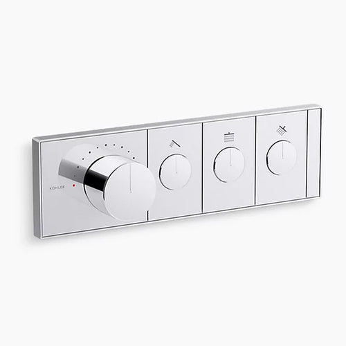Kohler Anthem Three-Outlet Recessed Mechanical Thermostatic Valve Control