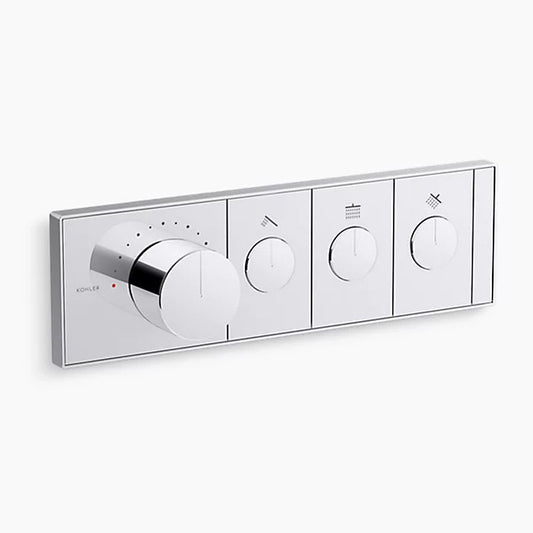Kohler Anthem Three-Outlet Recessed Mechanical Thermostatic Valve Control