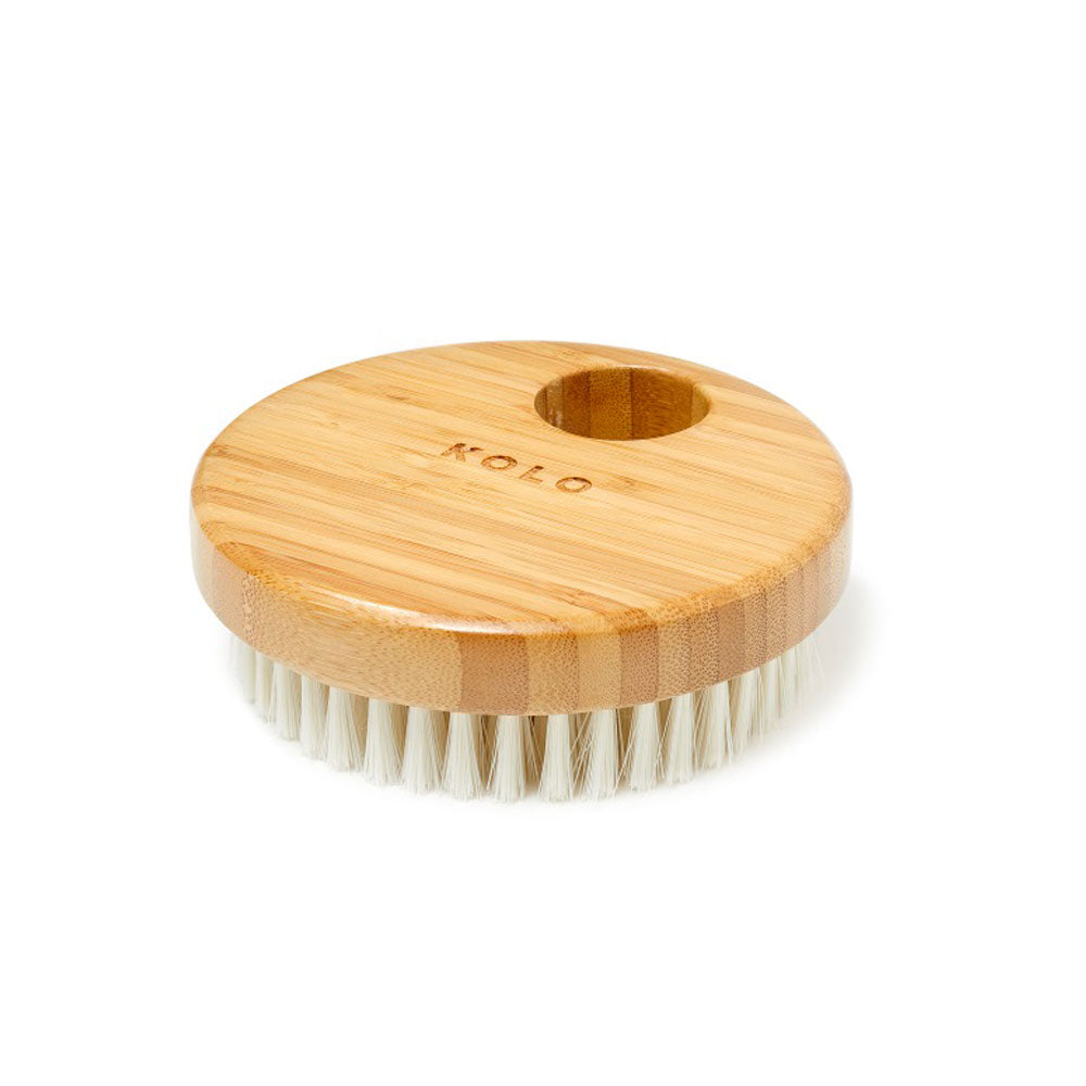 KOLO Bath Brush Bambu - Sauna Bath Brush, Natural Bamboo, No Handle