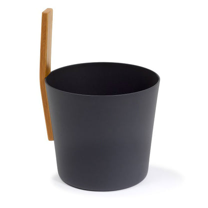 KOLO Bucket 3 - Sauna Bucket with straight handle, Bamboo/Aluminum, 1Gal — view 5