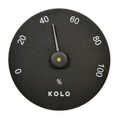 KOLO Hygrometer - Hygrometer, Round, Black