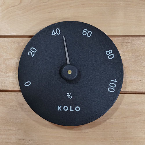 KOLO Hygrometer - Hygrometer, Round, Black — view 2