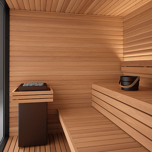 Auroom Mira L Cabin Sauna Kit - 5 Person