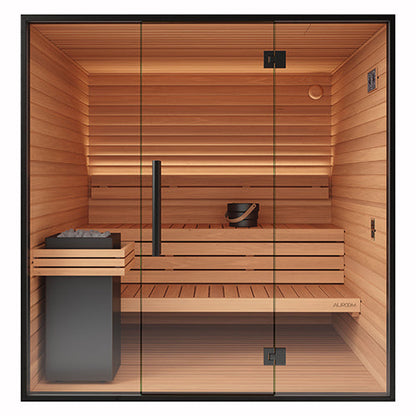 Auroom Mira L Cabin Sauna Kit - 5 Person