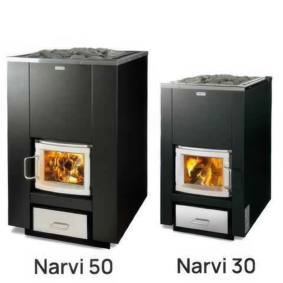 Narvi 30/50 Wood-Burning Sauna Stove, Up to 50kW — view 2