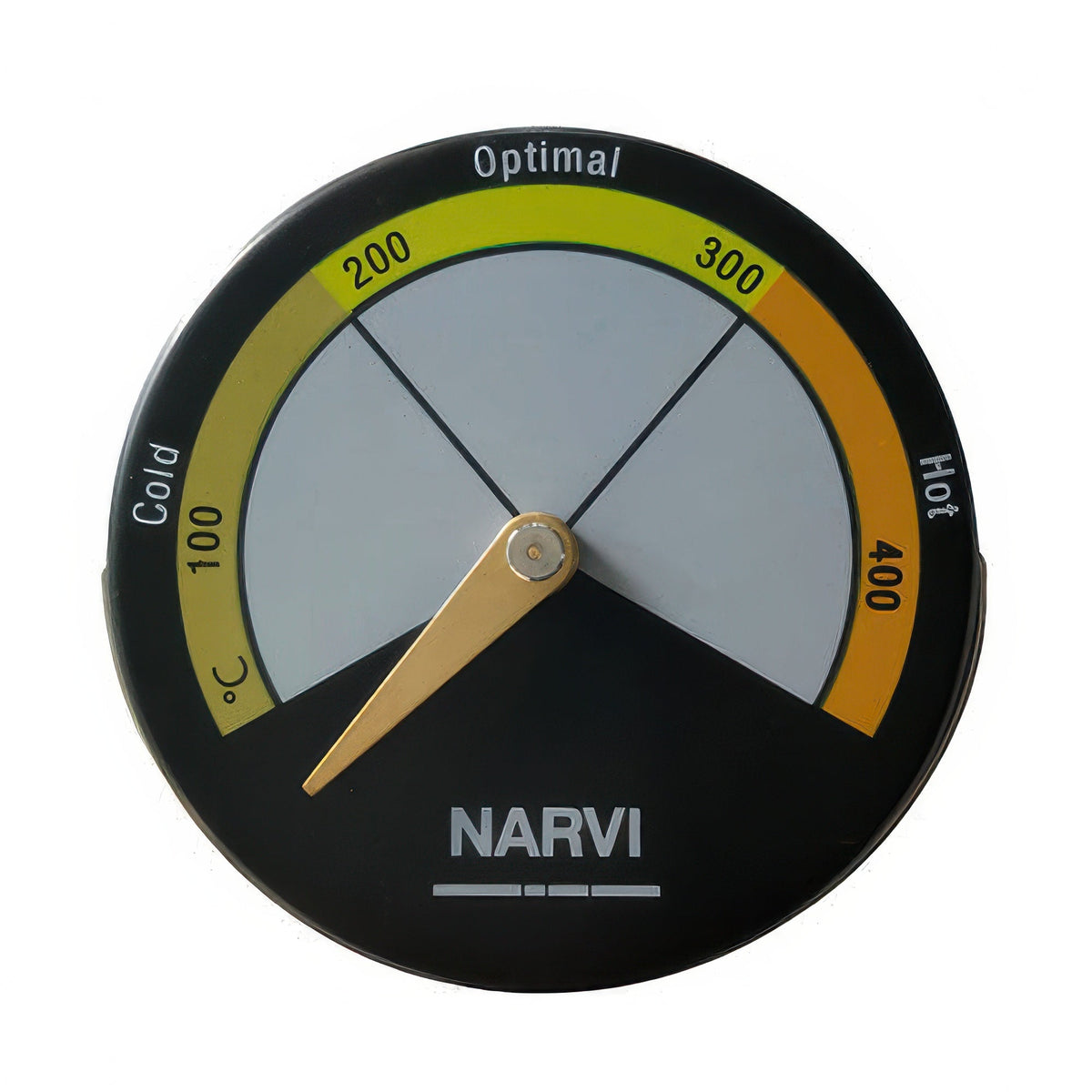Narvi Smoke Flue Thermometer - Thermometer for Smoke Flue, magnetic