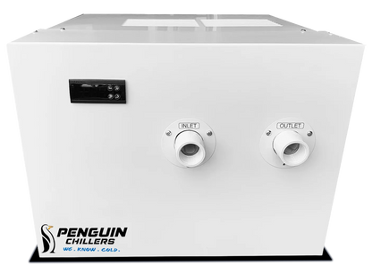Penguin Chillers 1 HP water chiller side view