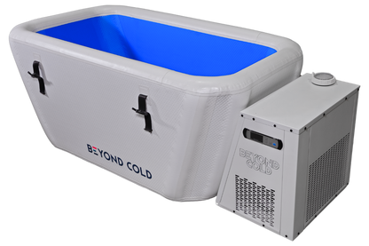Beyond Cold Journey inflatable cold plunge, right side view