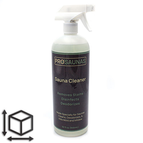 PROSAUNAS Sauna Cleaner - Sauna Wood Cleaner, Disinfectant and Deodorizer