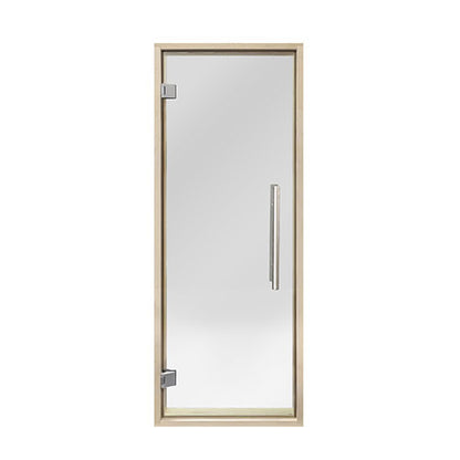 PROSAUNAS Tinted Glass Sauna Door 24x73 - Prehung Tinted Glass Sauna Door, Aspen Frame