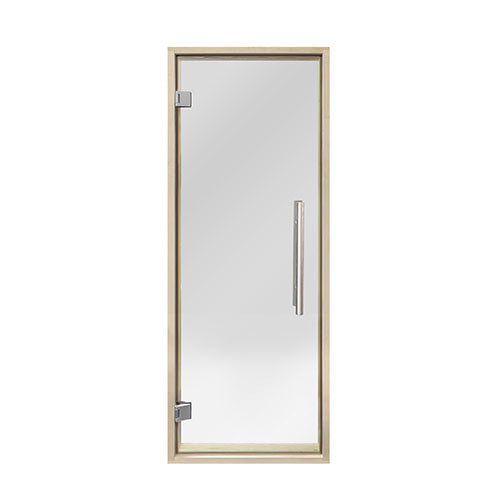 PROSAUNAS Tinted Glass Sauna Door 24x73 - Prehung Tinted Glass Sauna Door, Aspen Frame