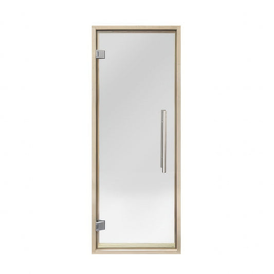 PROSAUNAS Tinted Glass Sauna Door 24x73 - Prehung Tinted Glass Sauna Door, Aspen Frame
