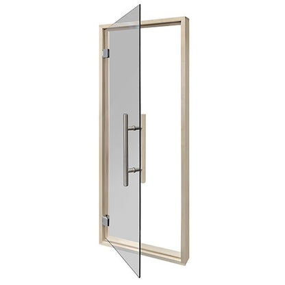 PROSAUNAS Tinted Glass Sauna Door 24x73 - Prehung Tinted Glass Sauna Door, Aspen Frame — view 3