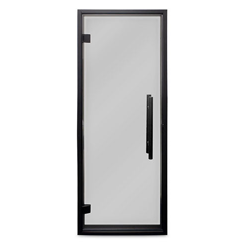 PROSAUNAS Tinted Glass Sauna Door 24x73 - Prehung Tinted Glass Sauna Door, Black Alder Frame